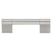 Contemporary Pull, 3-3/4" Center-to-Center, Brushed Nickel alt 0