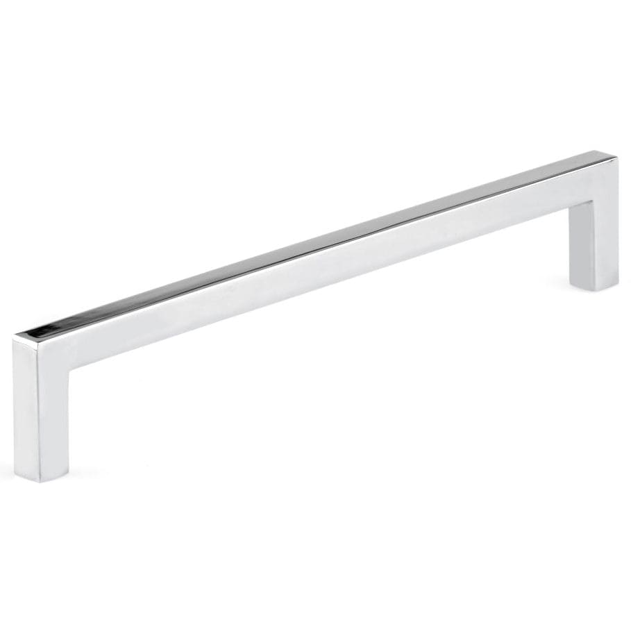 Contemporary Pull, 7-9/16" Center-to-Center, Polished Nickel alt 0