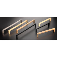 Contemporary Pull, 12-5/8" Center-to-Center, Satin Brass alt 0