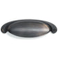 Contemporary Cup Pull, 2-1/2" Center-to-Center, Brushed Oil-Rubbed Bronze alt 0