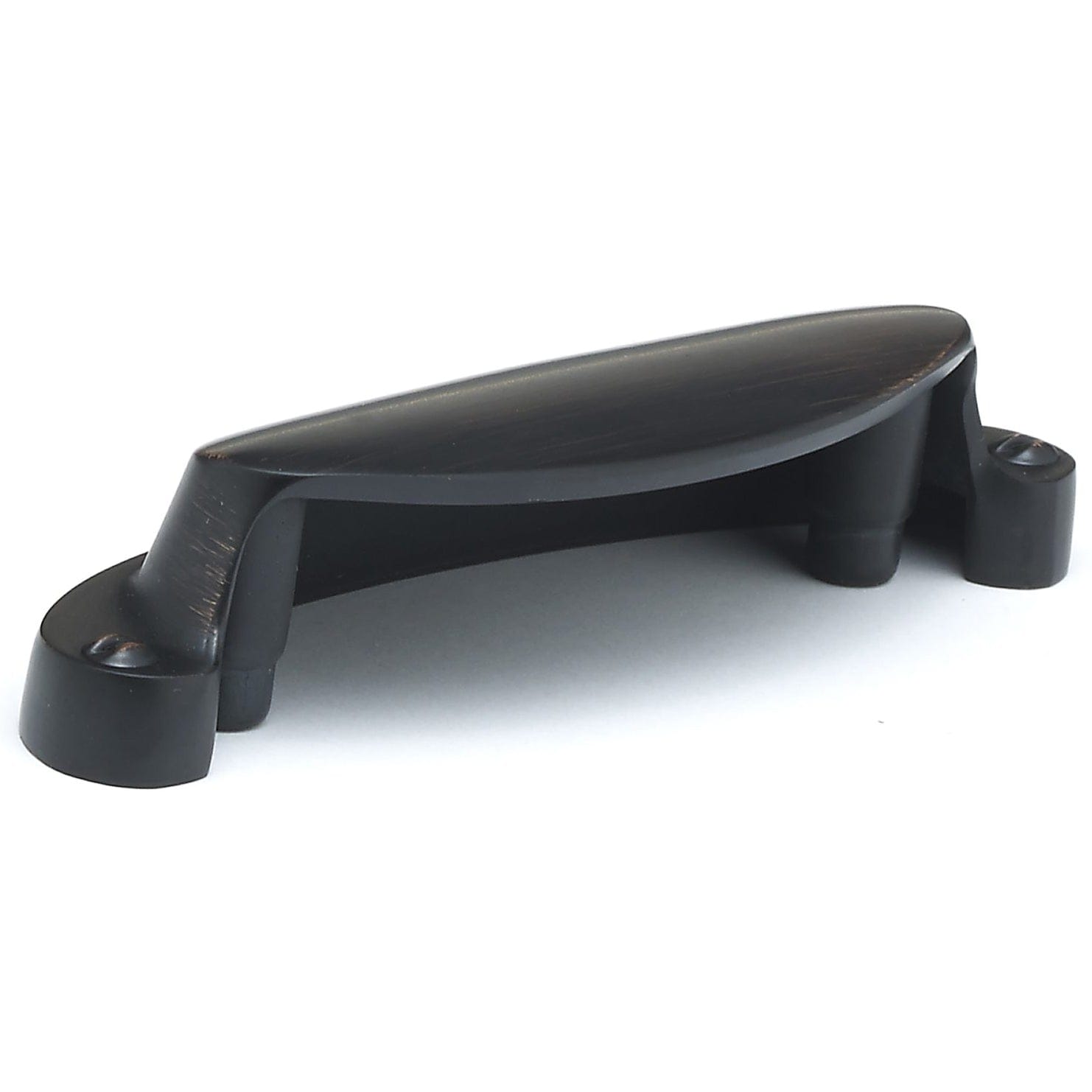 Contemporary Cup Pull, 2-1/2" Center-to-Center, Brushed Oil-Rubbed Bronze alt 0