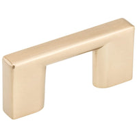 Contemporary Pull, 1-1/4" Center-to-Center, Champagne Bronze alt 0