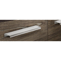 Contemporary Edge Pull, 11" Center-to-Center, Stainless Steel alt 0