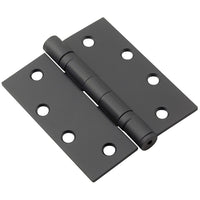4-1/2" (114 mm) Full Mortise Ball Bearing Butt Hinge Black, 3 Pack alt 0