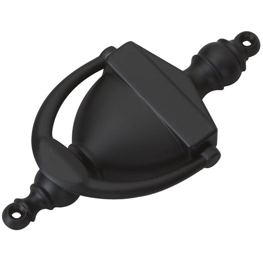 Door Knocker Black 6 1/4" (159 mm) alt 0