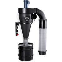 3 HP 230V V-System 3000 HEPA-GFM with 35 Gallon Drum, and Wall Mount