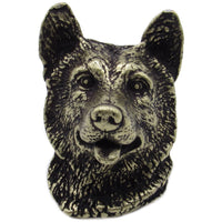 Siberian Husky Knob Brass Oxide alt 0