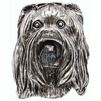 Yorkshire Terrier Knob Pewter Oxide alt 0