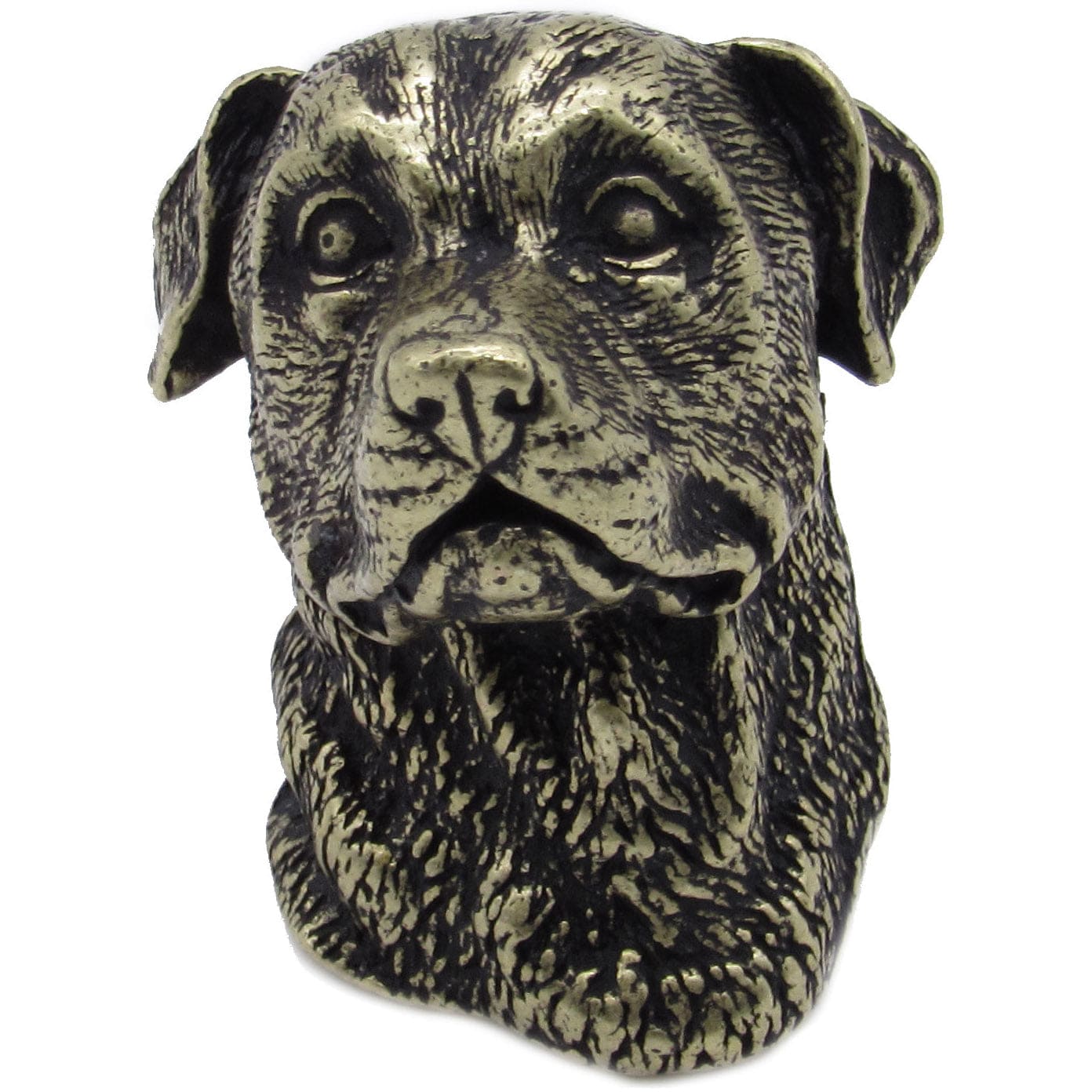 Rottweiler Knob Brass Oxide alt 0
