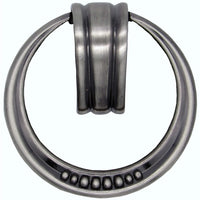 Beaded Elegance Ring Pull Satin Nickel Oxide alt 0