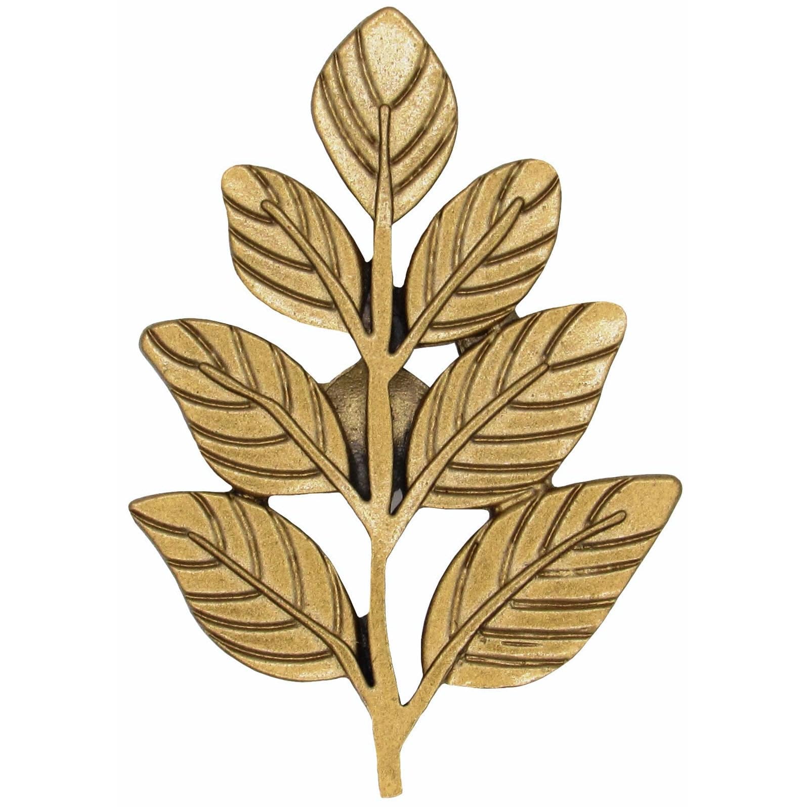 Fern Leaf Knob Lux Gold alt 0
