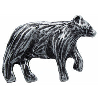Bear Right Facing Knob Pewter Oxide alt 0