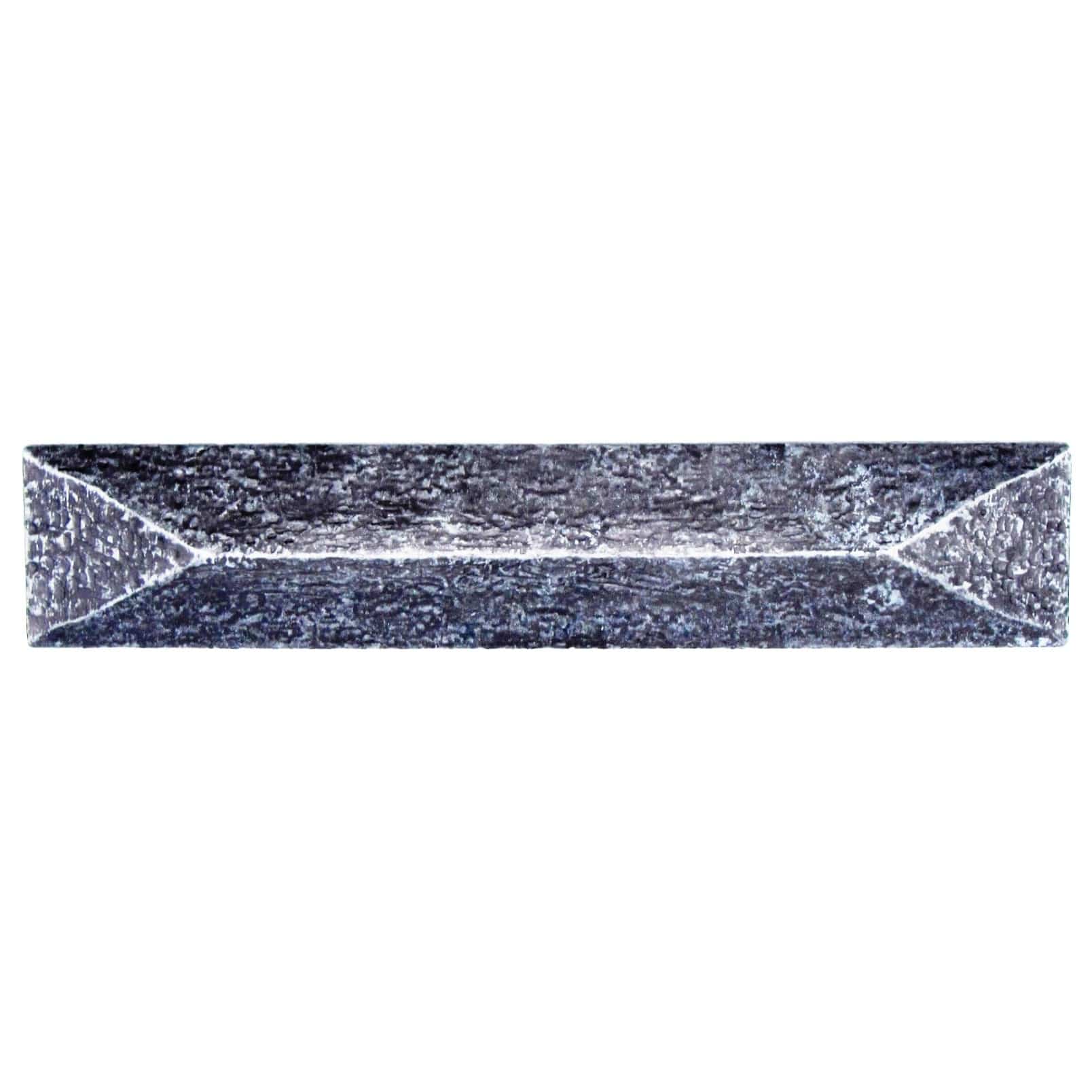 Rustic Pyramid Pull 3-3/4" Center Pewter Oxide alt 0