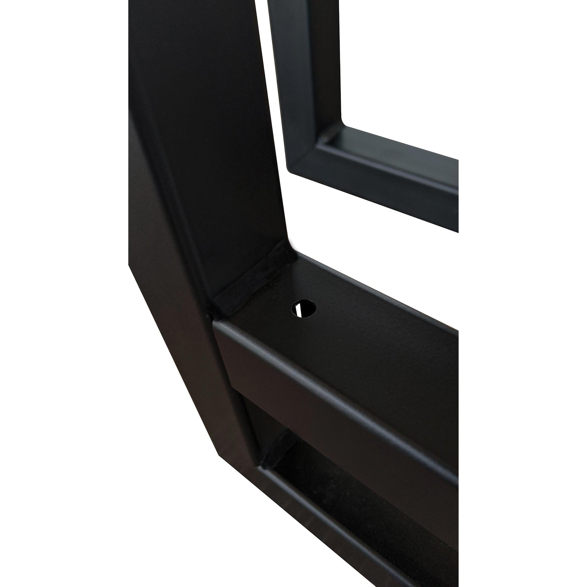 Cube Bench Legs - 20" - Black - Pair alt 0