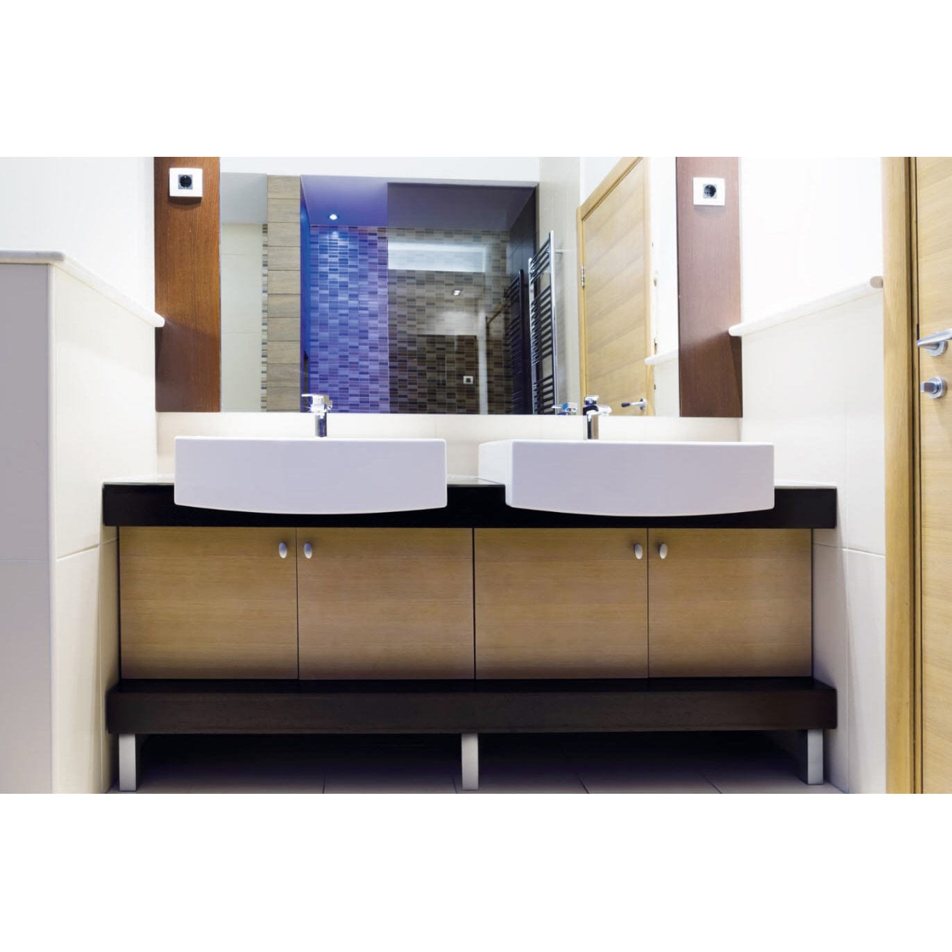 7-7/8" (200 mm) Adjustable Furniture Leg Matte Black Pack of 4 alt 0