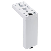 3-15/16" (100 mm) Adjustable Contemporary Versatile T or L Shaped Furniture Leg Bronze alt 0