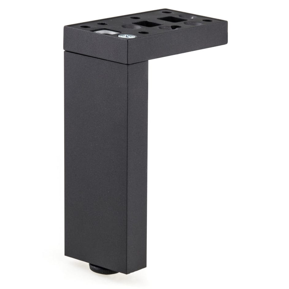 3-15/16" (100 mm) Adjustable Contemporary Versatile T or L Shaped Furniture Leg alt 0