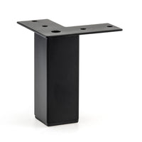 3-15/16" (100 mm) Contemporary Furniture Leg Black alt 0