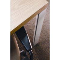 27-1/2" (698 mm) Adjustable Triangular Design Table Leg Aluminum Pack of 4 alt 0