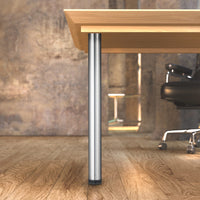 27-1/2" (700 mm) Adjustable Table Leg Stainless Steel Pack of 4 alt 0
