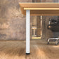 27-1/2" (700 mm) Adjustable Table Leg Stainless Steel Pack of 4 alt 0