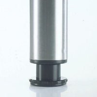 28" (710 mm) Adjustable Table Leg Brushed Nickel alt 0