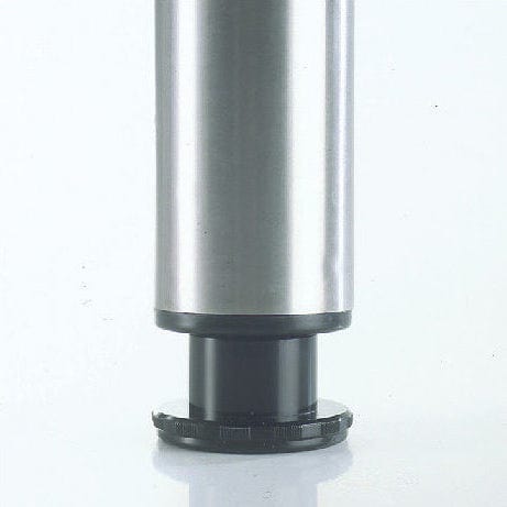 28" (710 mm) Adjustable Table Leg Brushed Nickel alt 0