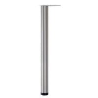 43-1/4" (1100 mm) Adjustable Table Leg Brushed Nickel alt 0