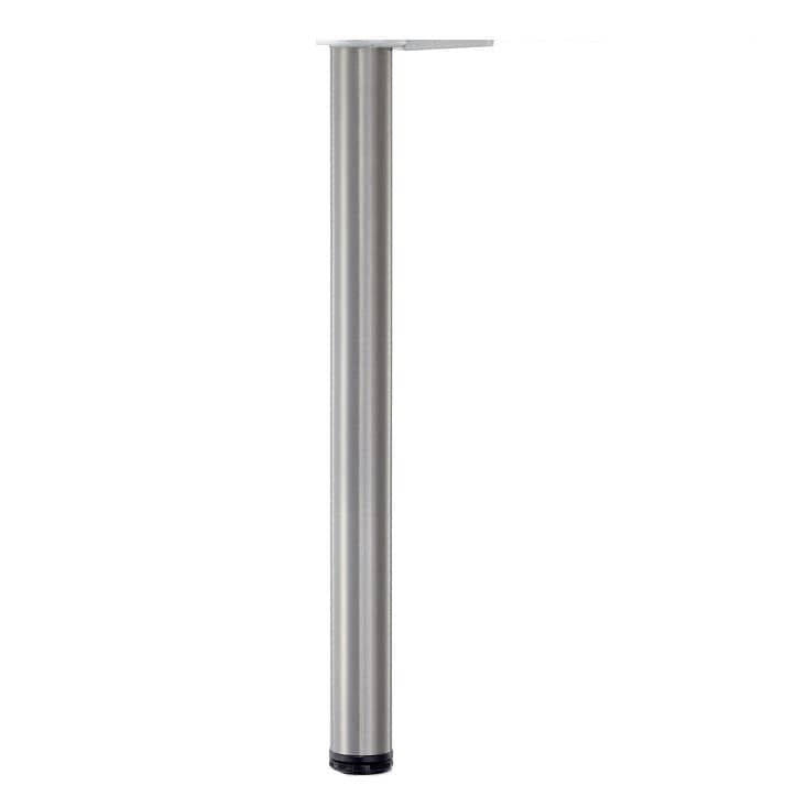 43-1/4" (1100 mm) Adjustable Table Leg Brushed Nickel alt 0