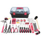 170 pc Household Tool Kit with Tool Box Pink alt 0