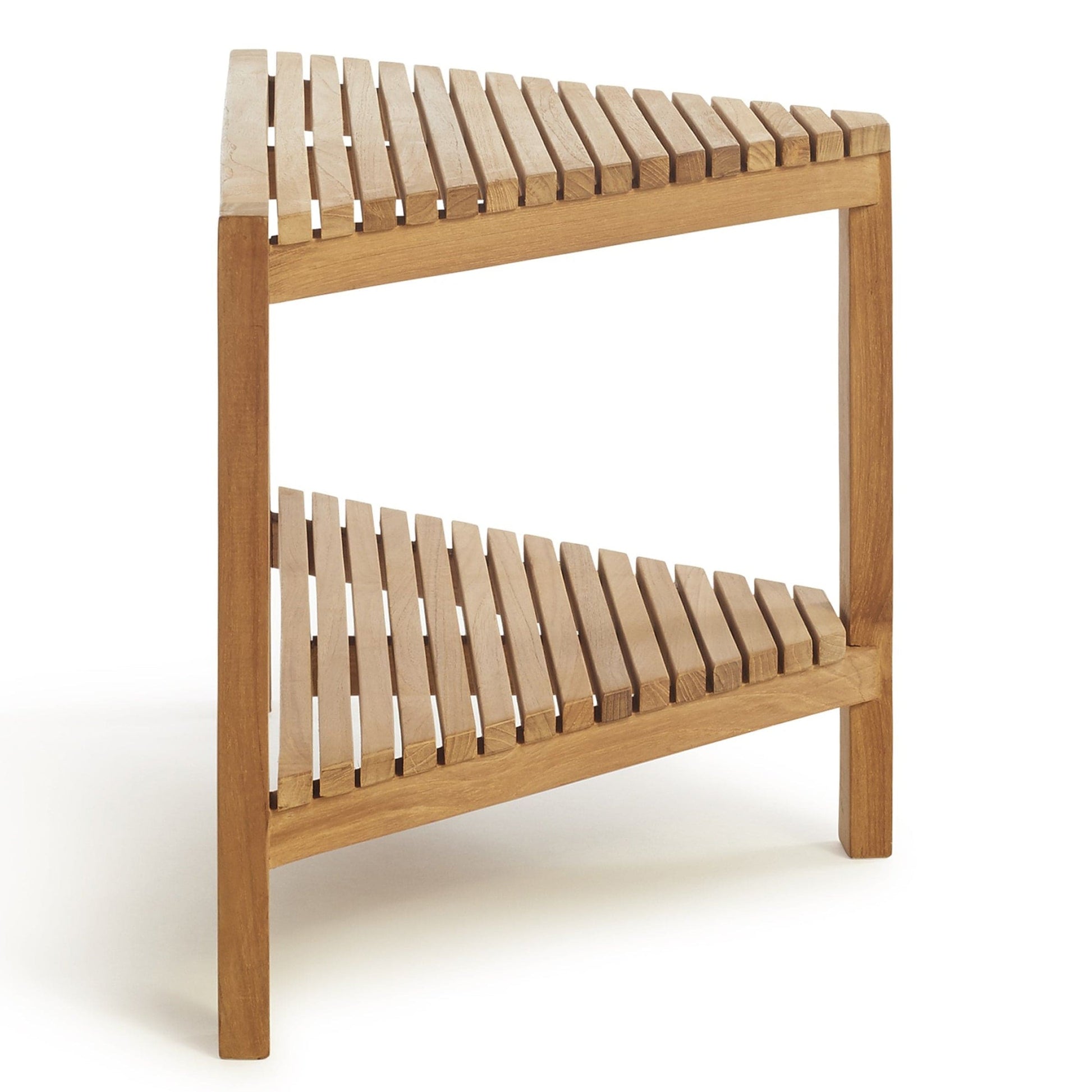 Fiji Corner Shower Bench 31" (80 cm) with Shelf alt 0