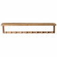 Wall Shelf with 10 Hooks alt 0