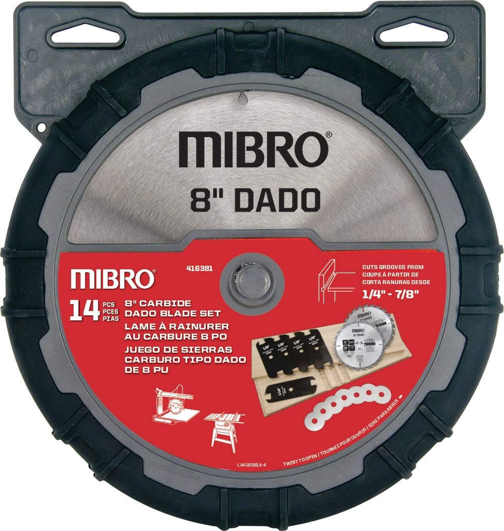 8"  Dado Circular Saw Blade Set alt 0