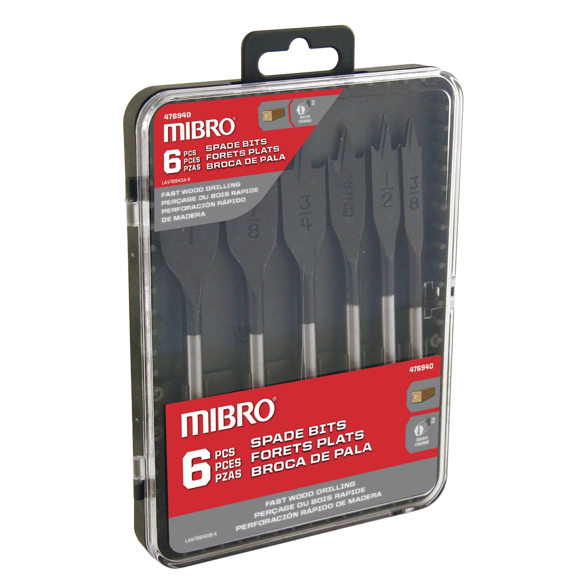 Steel Spade Bit Set alt 0