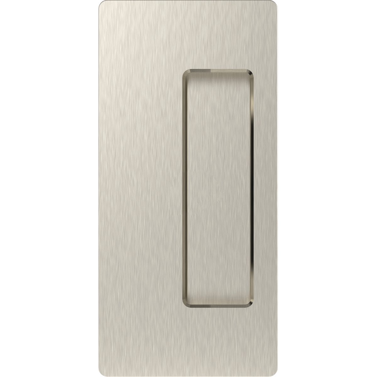 Cavity Sliders CL200 Passage Pocket Door Handle for 1-3/8" Door Satin Nickel alt 0