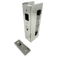 Cavity Sliders CL400 Magnetic Pocket Door Handle for 1-3/4" Door Bright Chrome LH Snib alt 0