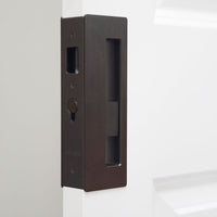 Cavity Sliders CL400 Magnetic Pocket Door Handle for 1-3/8" Door Oil Rubbed Bronze RH Snib alt 0