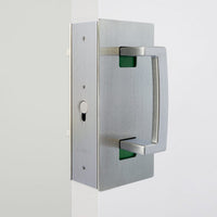 Cavity Sliders CL400 ADA Magnetic Pocket Door Handle for 1-3/4" Door Bright Chrome RH Snib alt 0