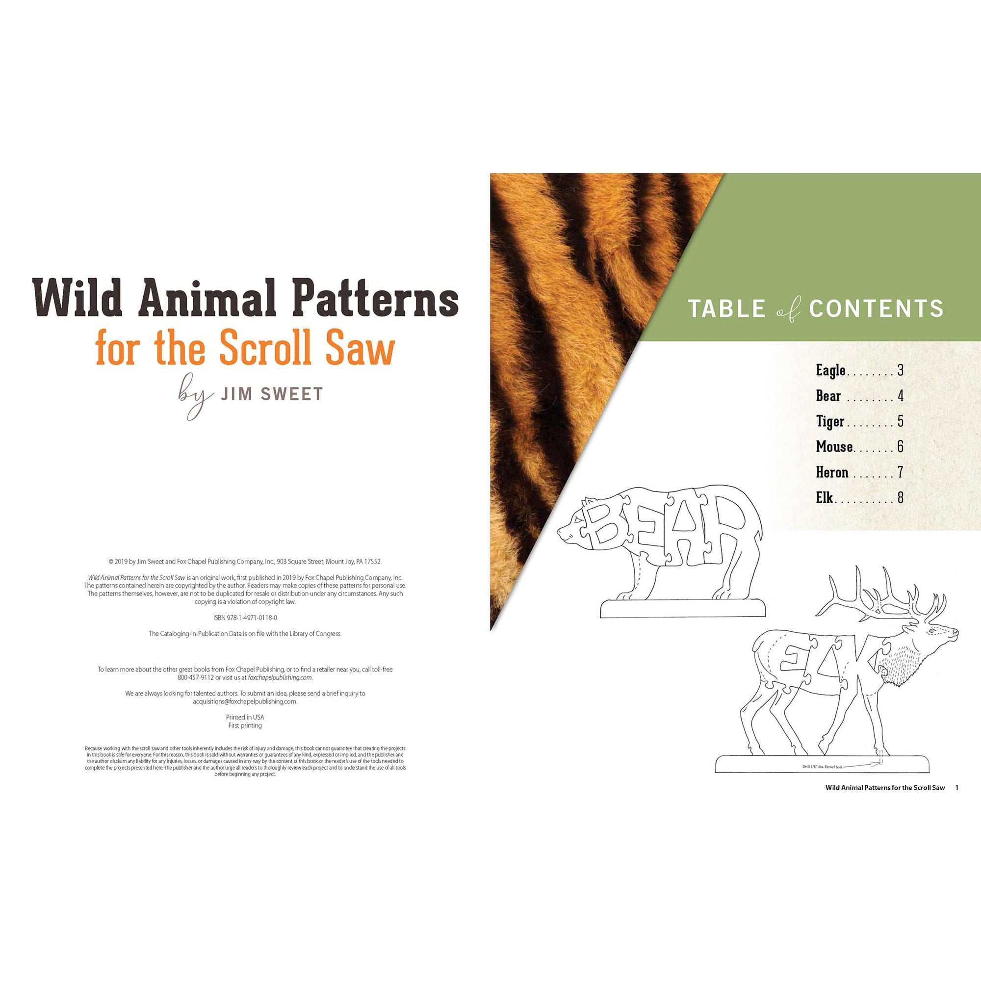 Wild Animal Patterns for Scroll Saw alt 0