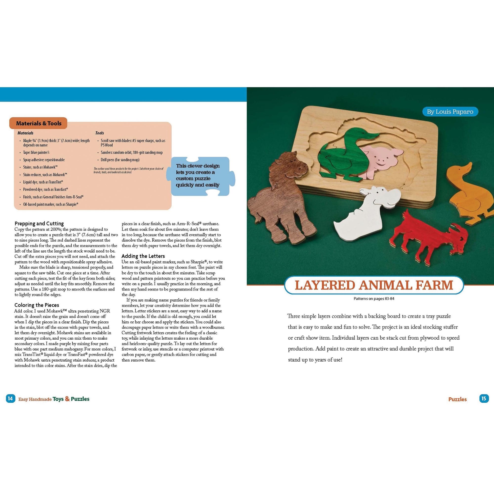 Easy Handmade Toys & Puzzles - 35 Projects & Patterns alt 0