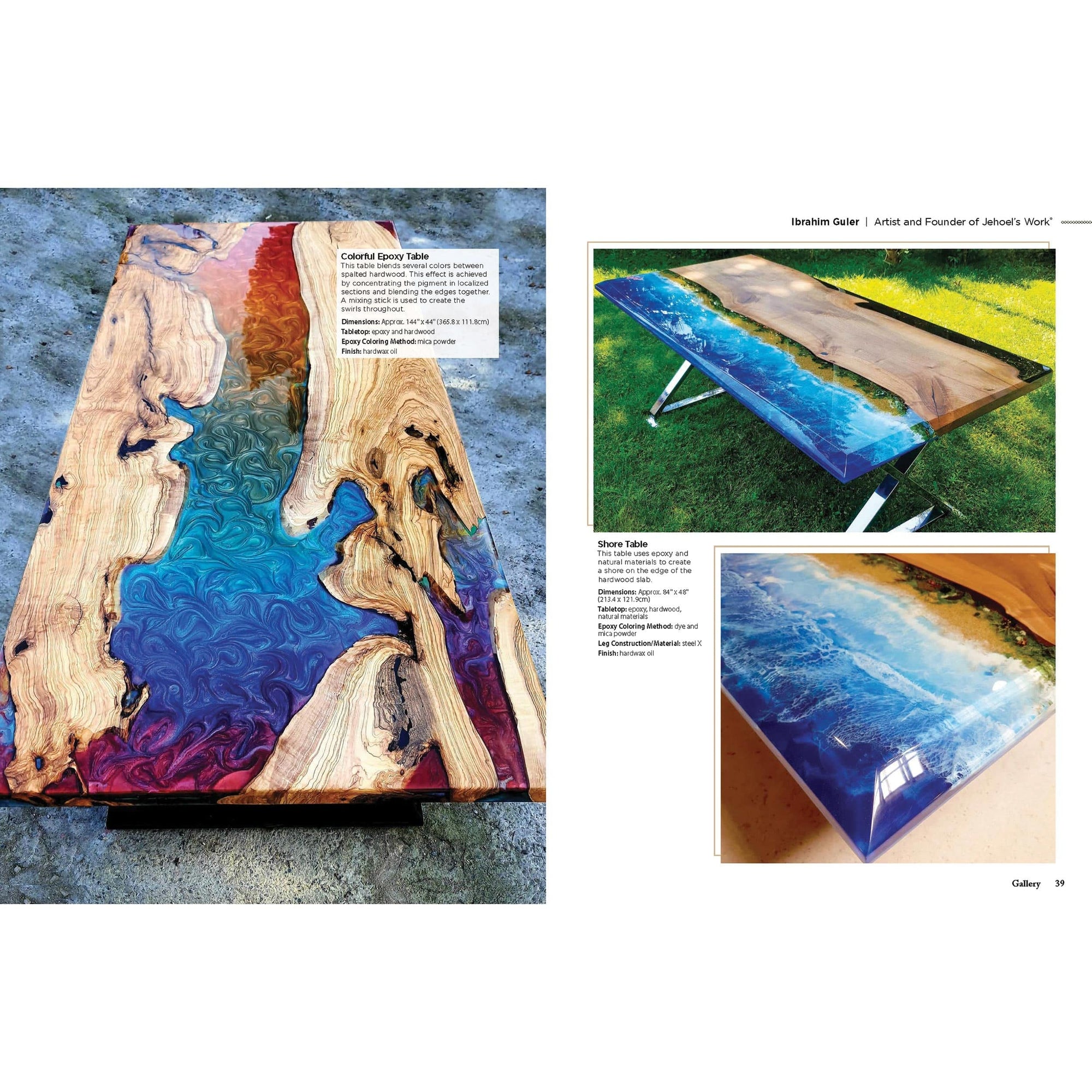 Building Wood and Resin River-Style Tables alt 0