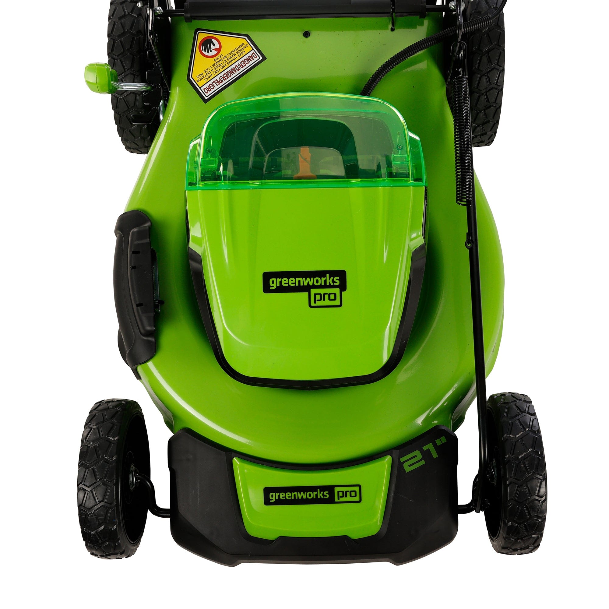 21" Push Mower, Dual Battery Ports with 4.0 Ah Battery and 4A Rapid Charger alt 0