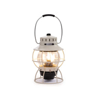 Railroad Lantern Vintage White alt 0