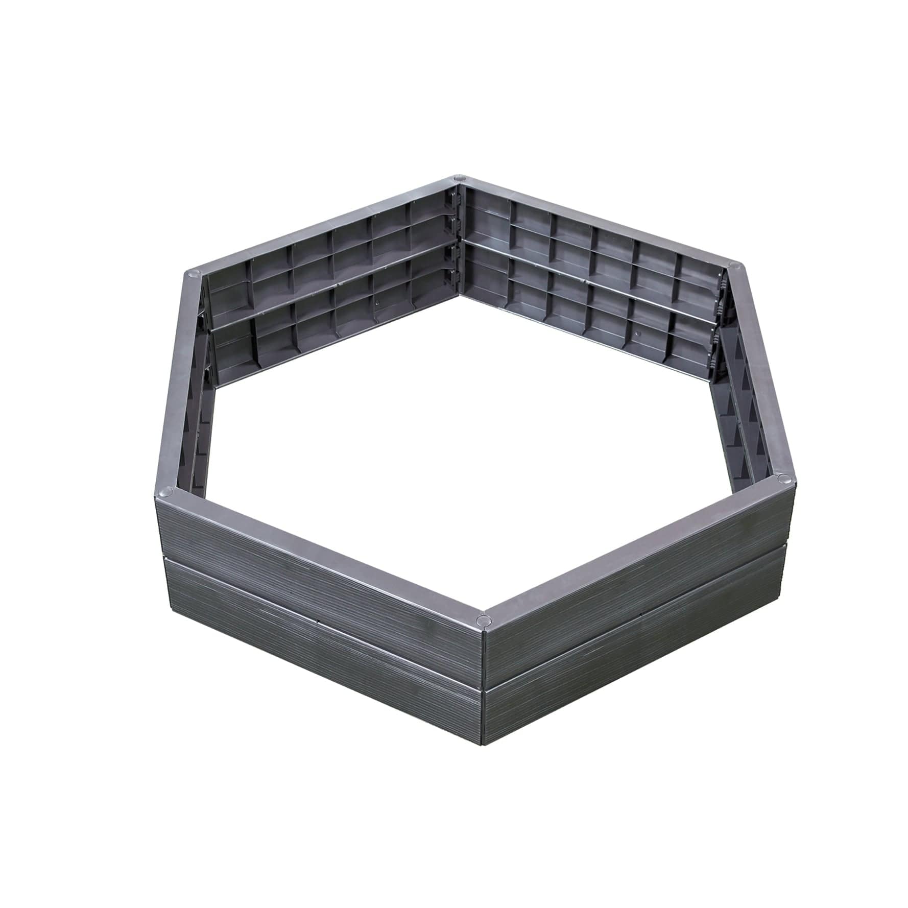 ERGO Modular Raised Bed Hexagon Single Unit Basic Set alt 0