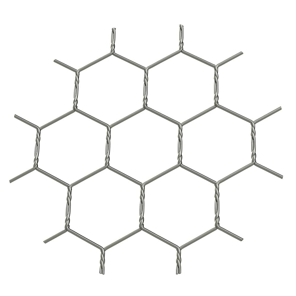 .5" Chicken Wire Decorative Grille - Antique Pewter, 17" W x 48" L Sheet alt 5