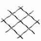 .75" Pressed Single Diamond Decorative Grille - Satin Nickel, 18" W x 48" L Sheet alt 75