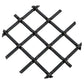 .5" Round Single Diamond Decorative Grille - Flat Black, 36" W x 24" L Sheet alt 5