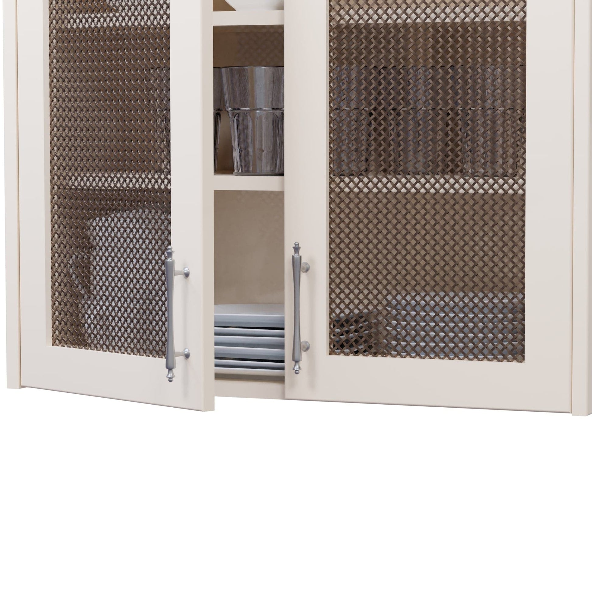 .375'' Single Flat Diamond Decorative Grille - Antique Brass, 36''W x 24''L Sheet alt 375