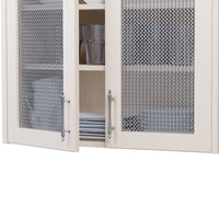 .375'' Single Flat Diamond Decorative Grille - Satin Nickel, 36''W x 48''L Sheet alt 375