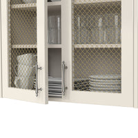 .75" Pressed Single Diamond Decorative Grille - Satin Brass, 36" W x 48" L Sheet alt 75